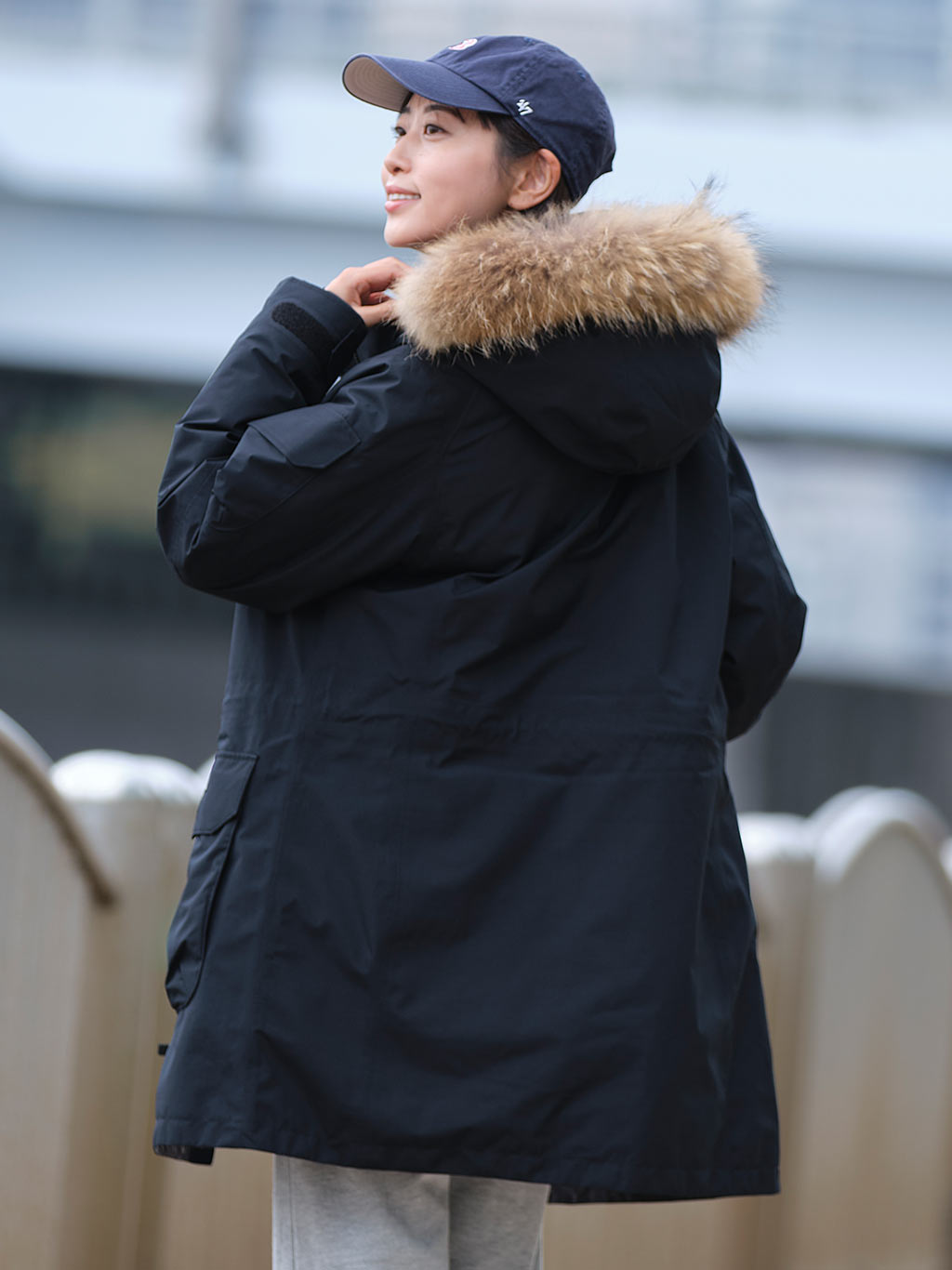 オーロラジャケット着用