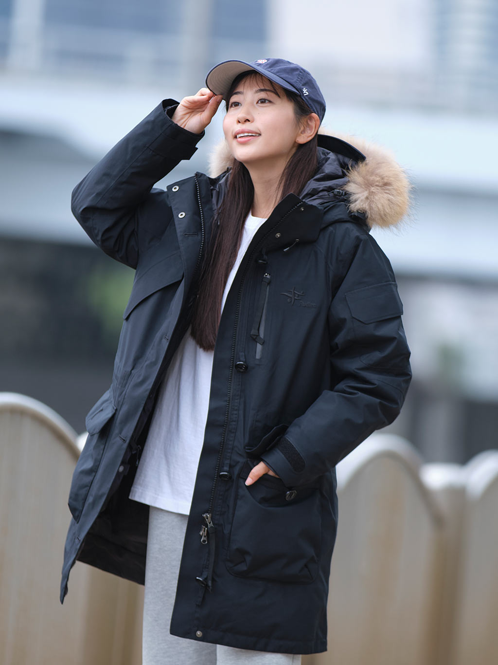 オーロラジャケット着用