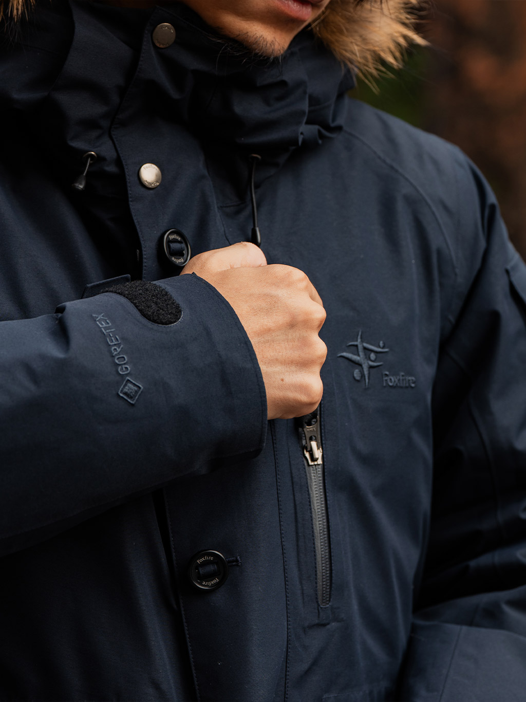 オーロラジャケット着用