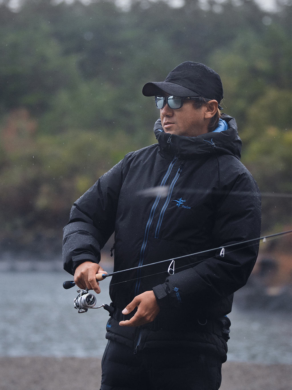 Foxfire×NANGA GORE-TEX　フィッシングダウンジャケット 2025着用