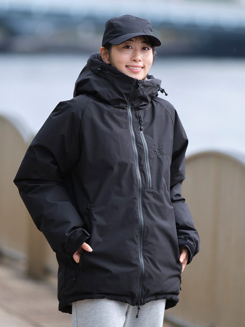 Foxfire×NANGA GORE-TEX　フィッシングダウンジャケット 2025着用