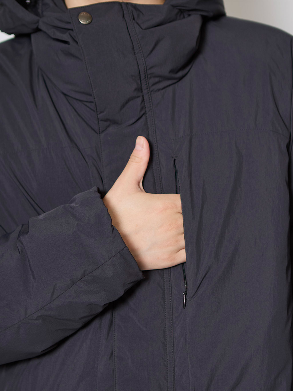 マルチパフジャケット着用