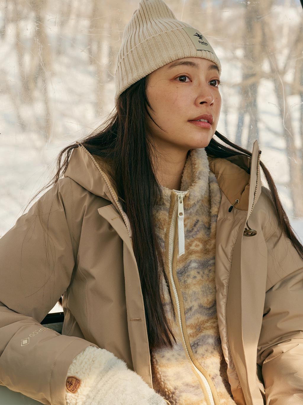 スノードロップコート着用