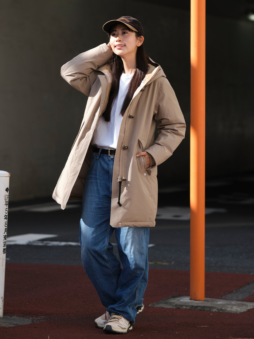 スノードロップコート着用