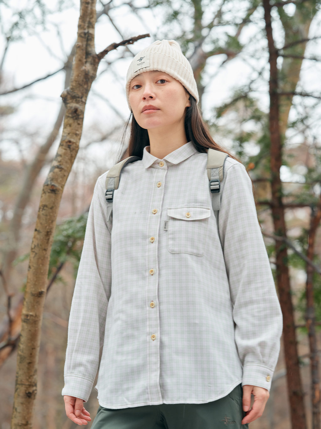 TSシャドーチェックシャツ (Women's)