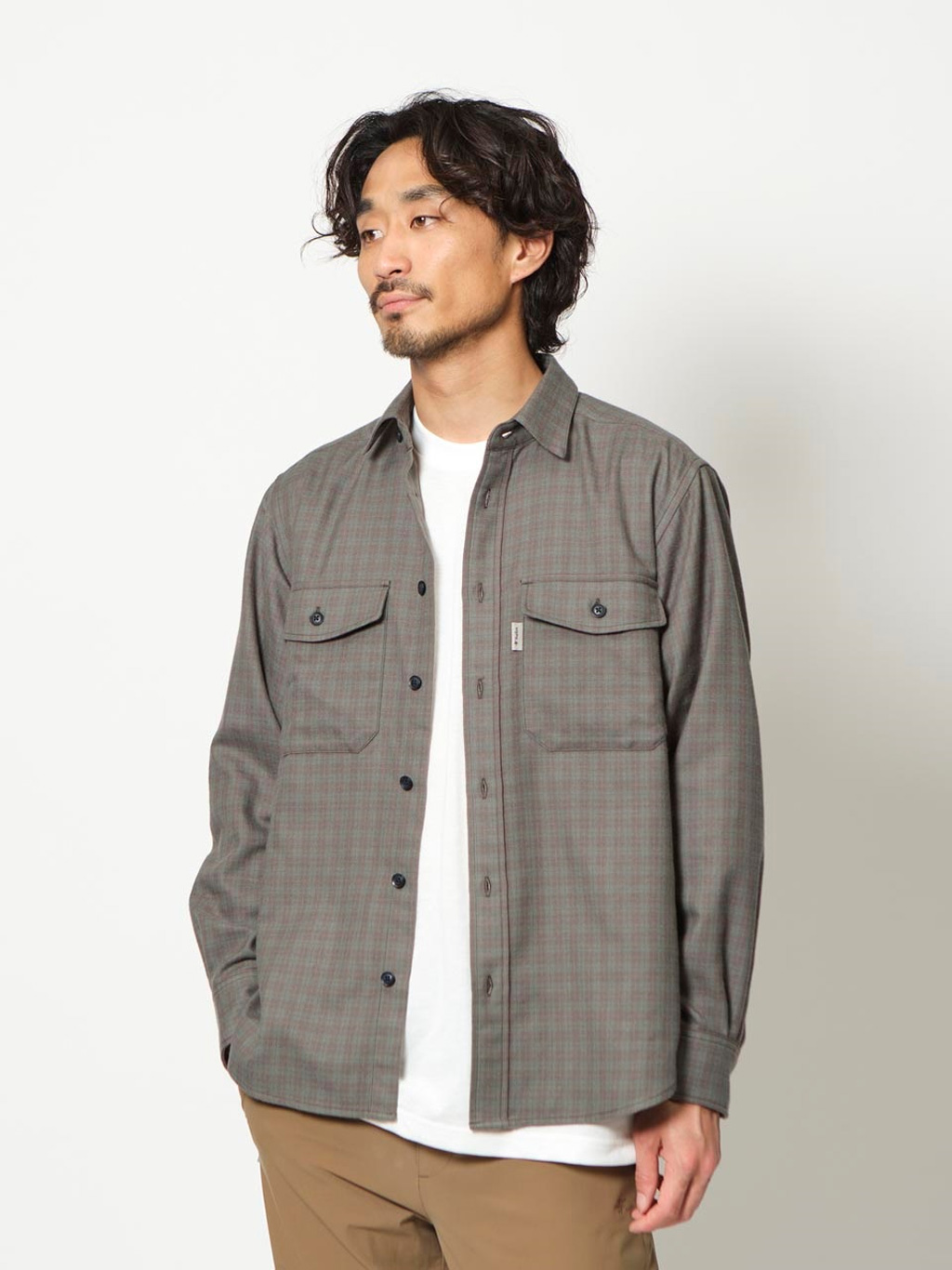 TSシャドーチェックシャツ (Men's)