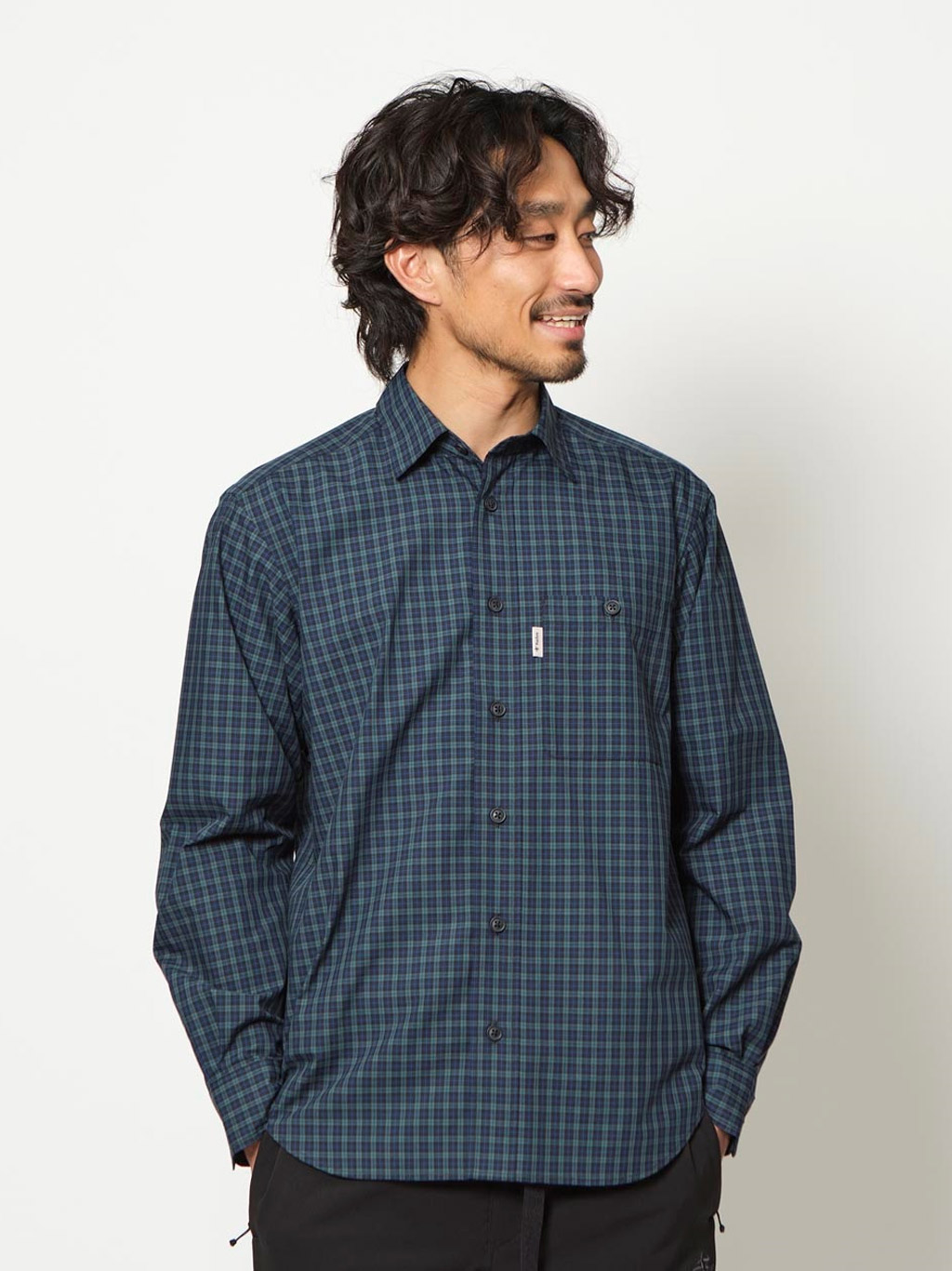 ミニチェックシャツ (Men's)