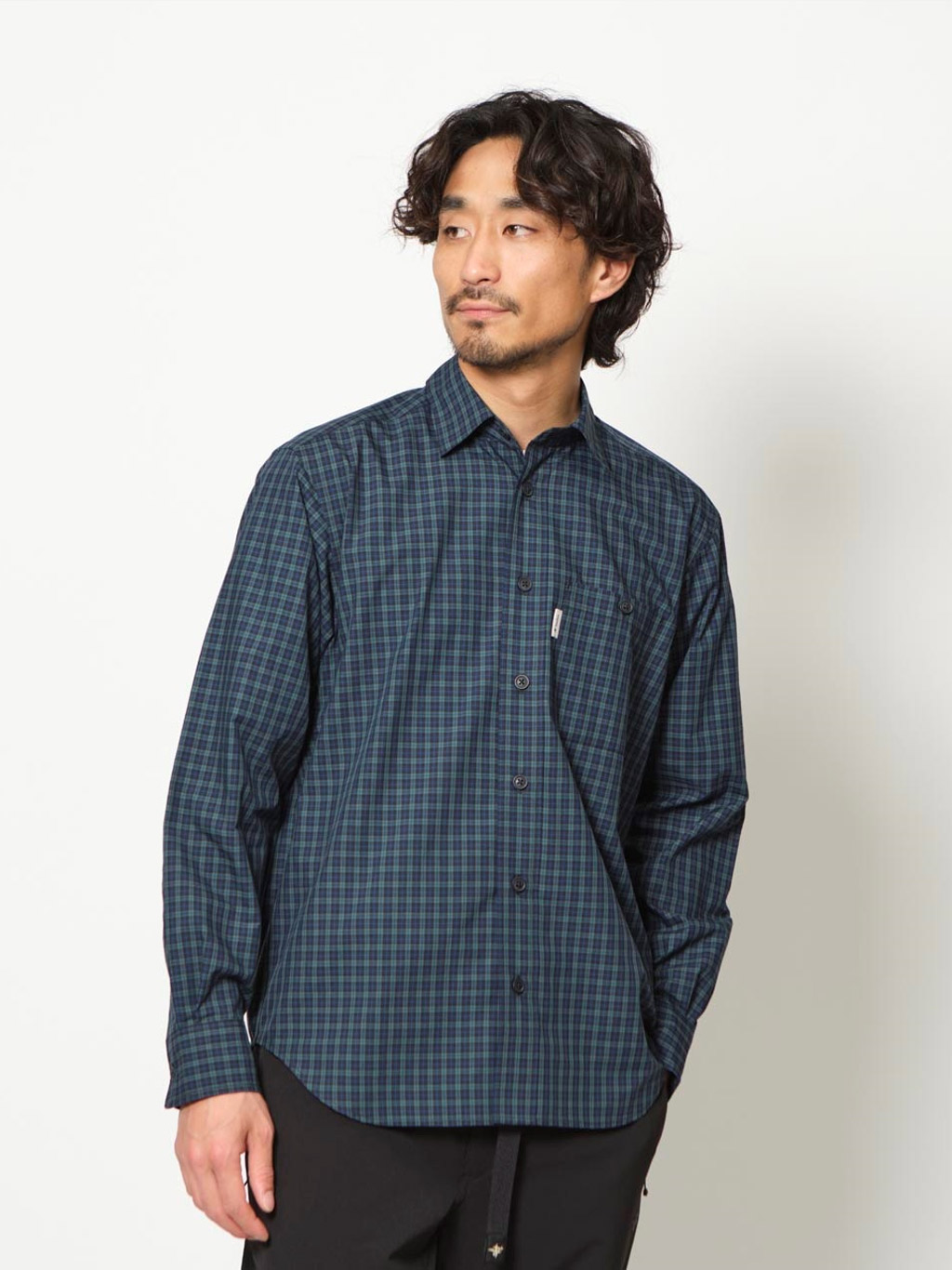 ミニチェックシャツ (Men's)