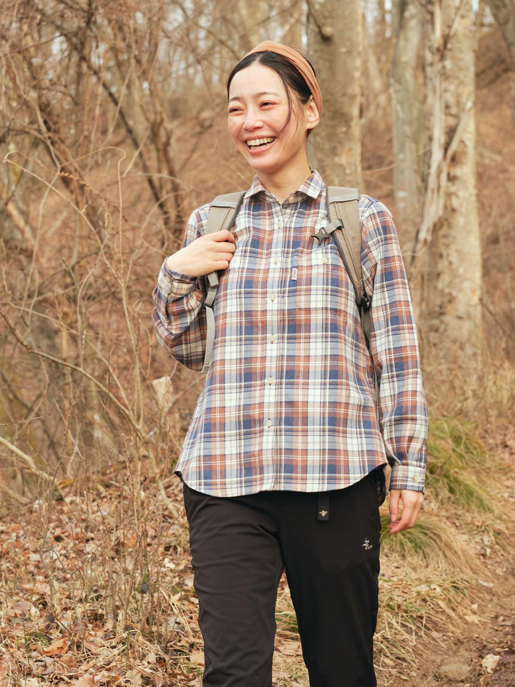TSメランジチェックシャツ (Women's)