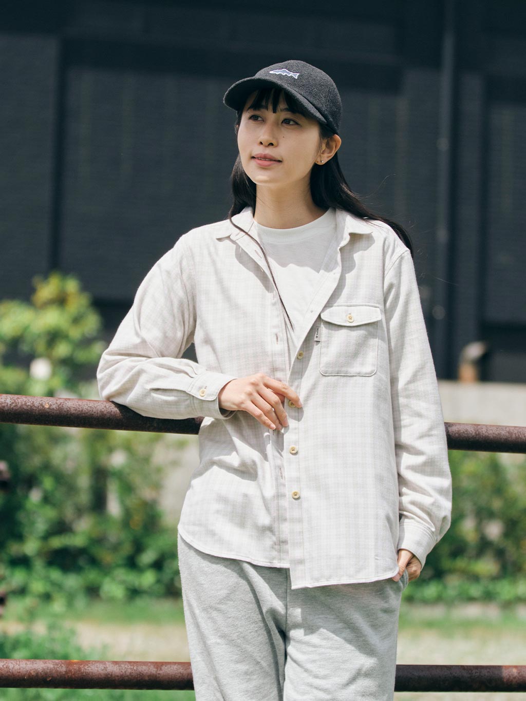 TSシャドーチェックシャツ (Women's)