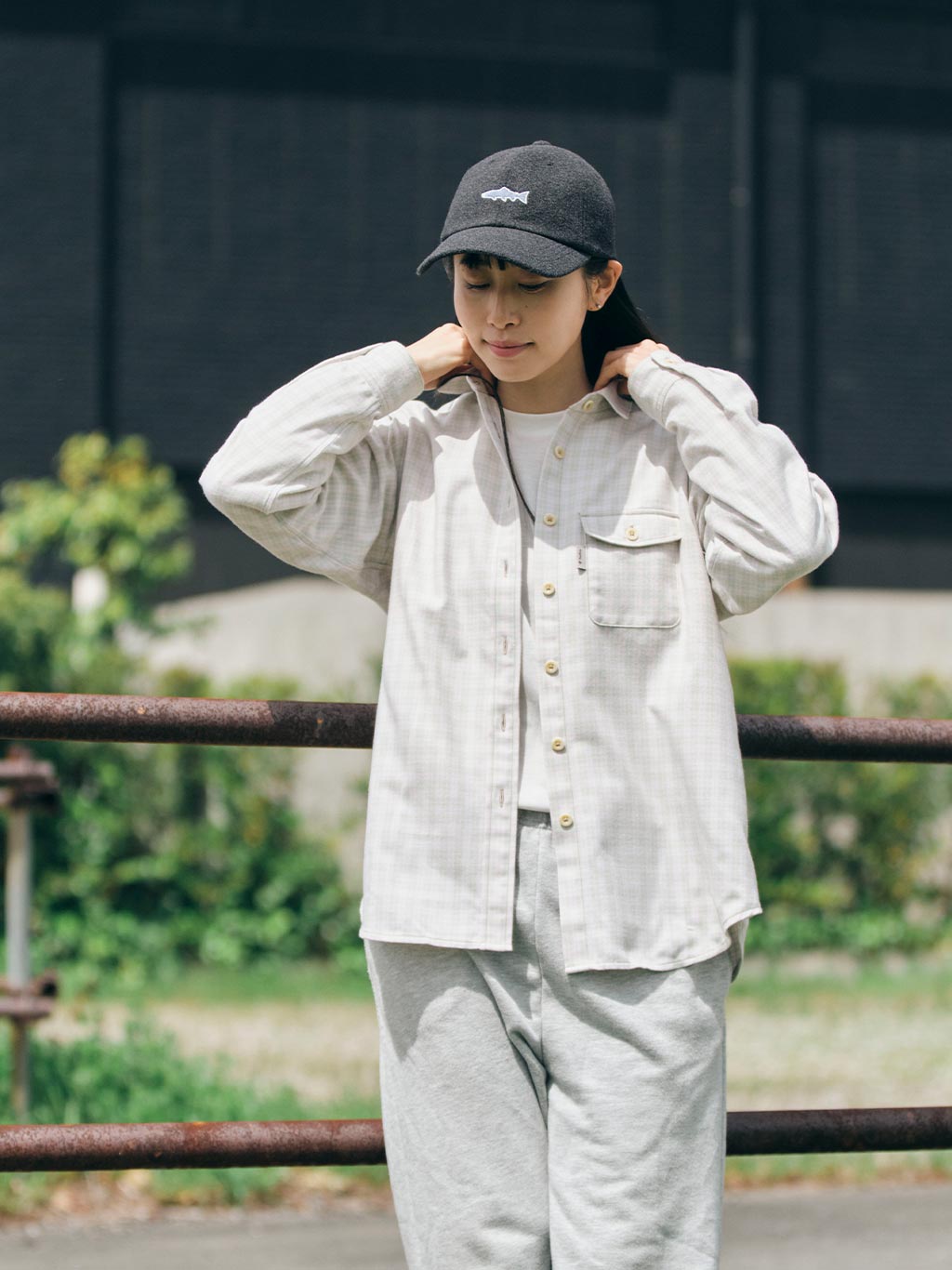 TSシャドーチェックシャツ (Women's)