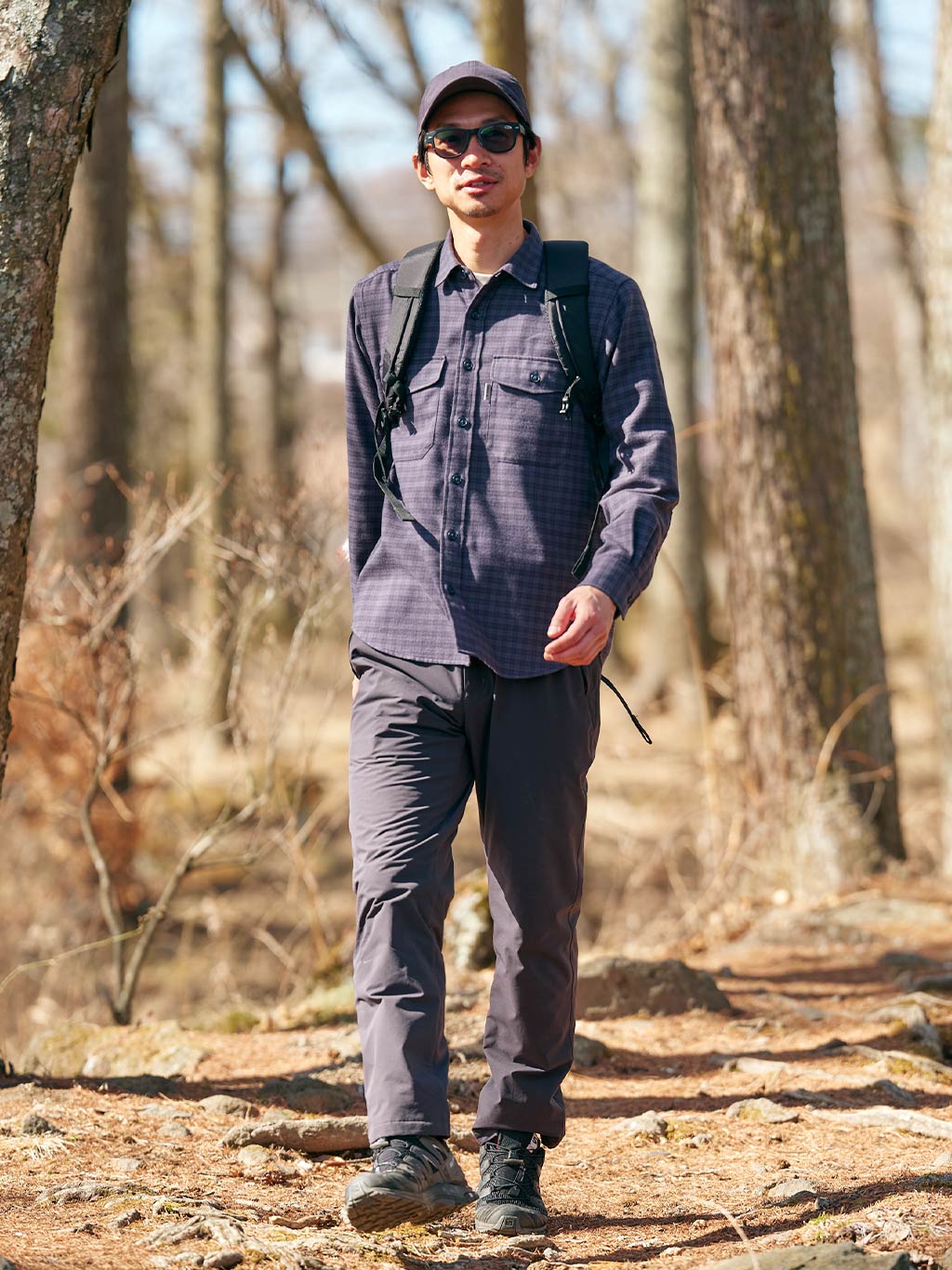TSシャドーチェックシャツ (Men's)