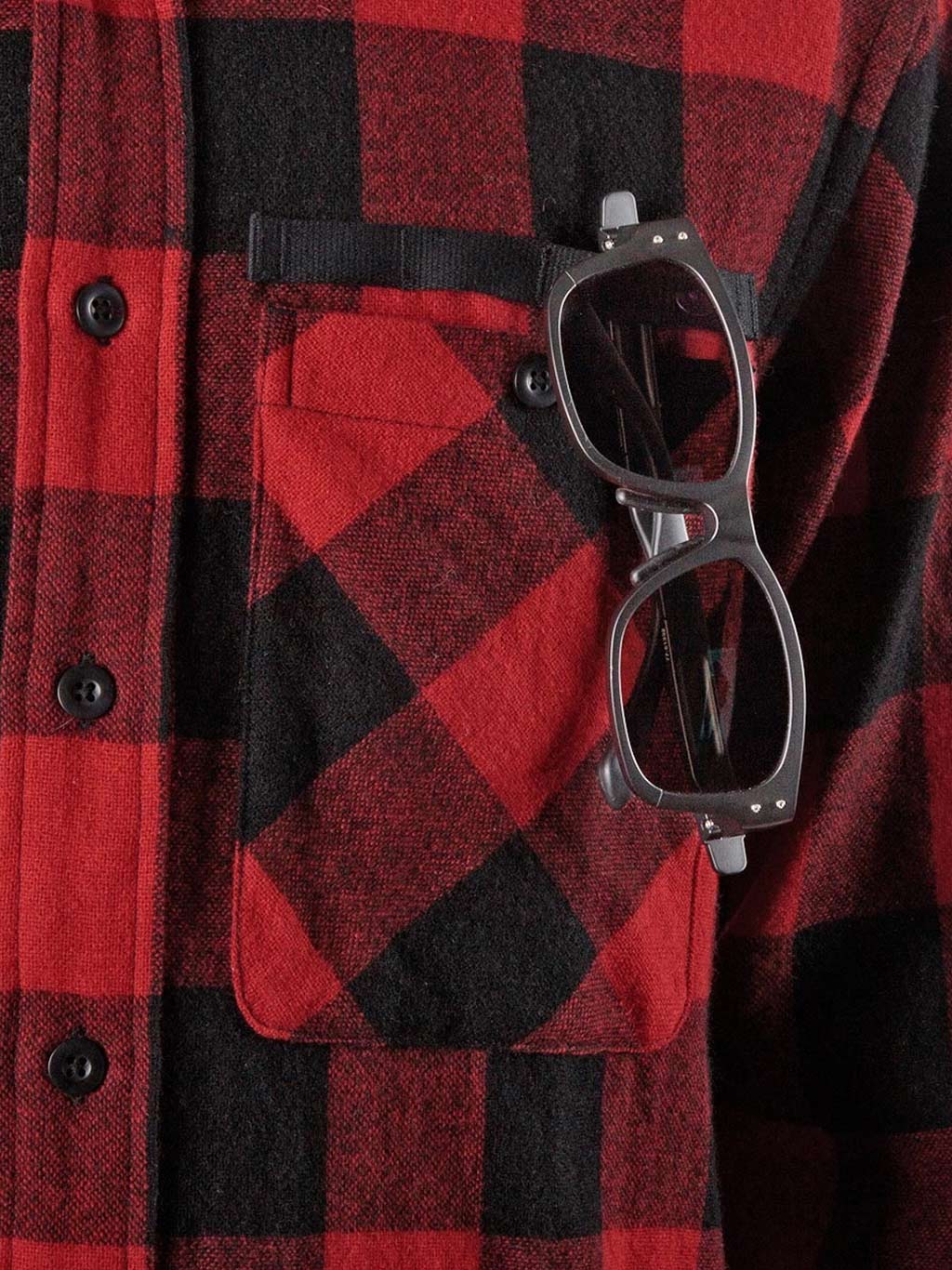 ウォッシャブルウールバッファローチェックシャツ (Men's)