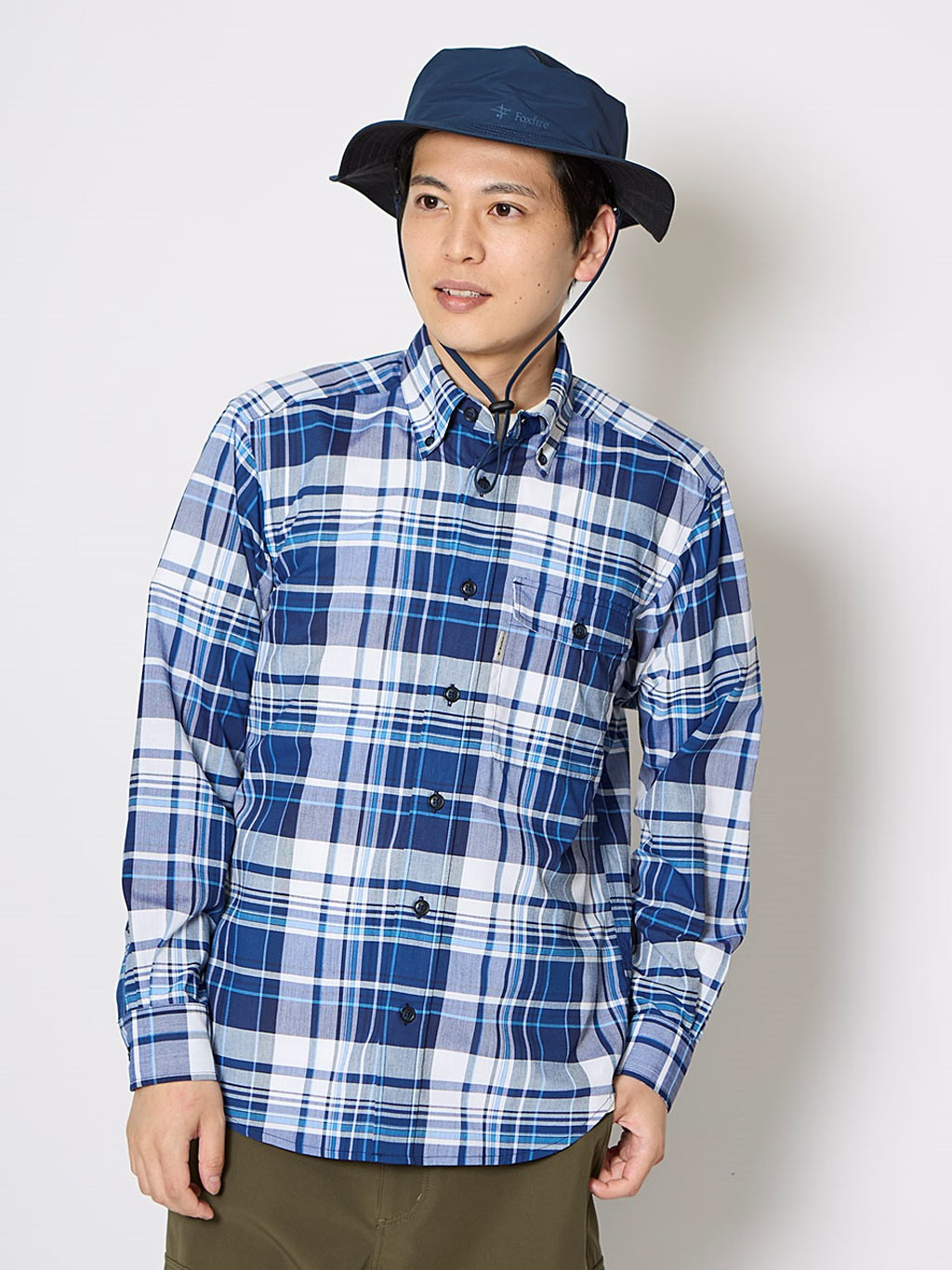 Cシールドフレッシュチェックシャツ (Men's)