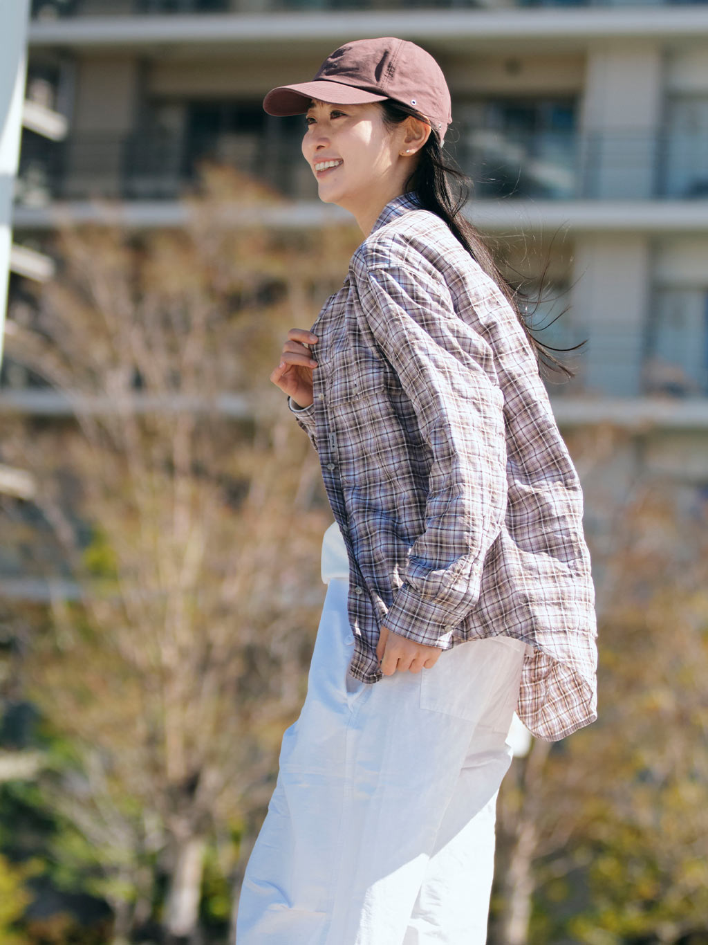Cシールドバンピーシャツ (Women's)