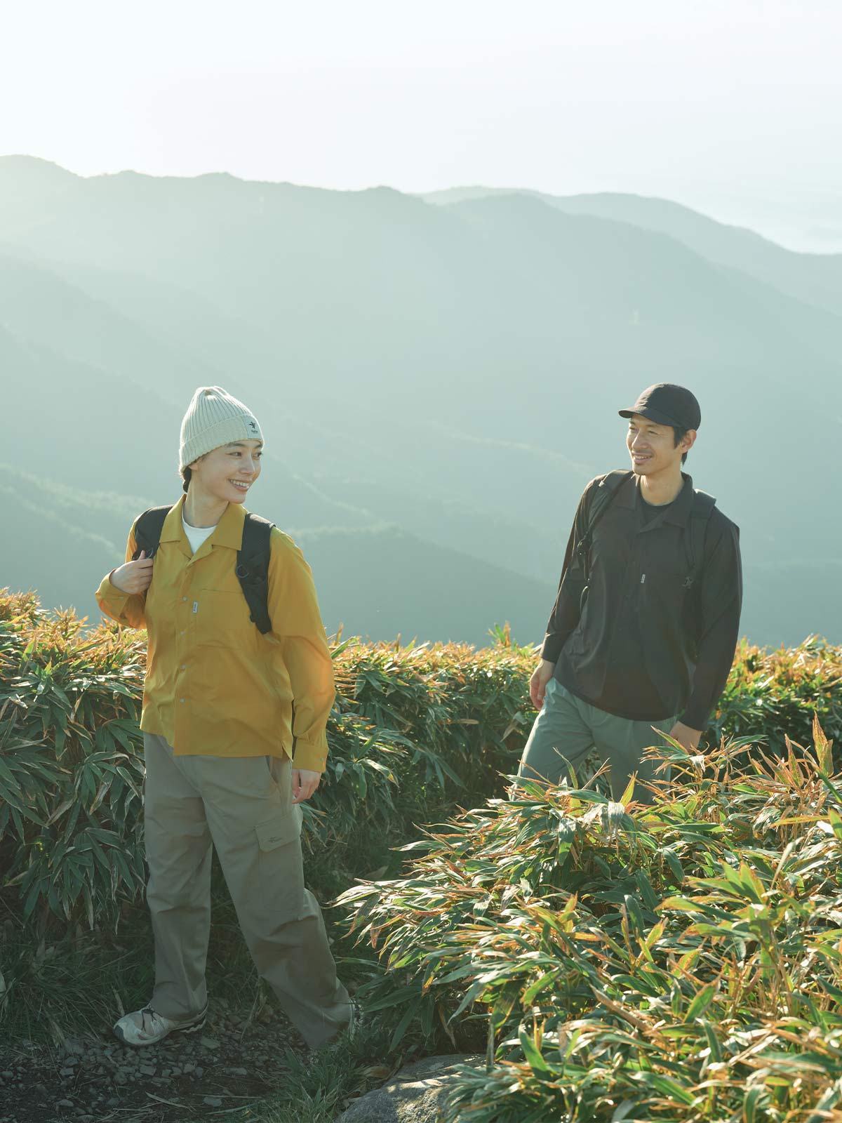 SCウェーブレットシャツ着用