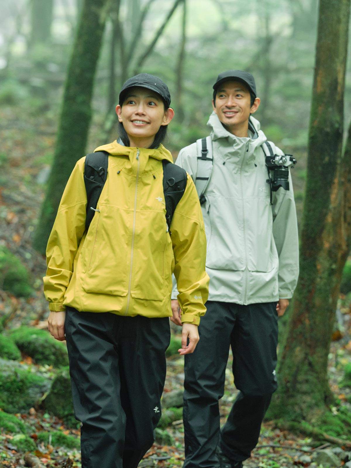 アクアピークジャケット着用