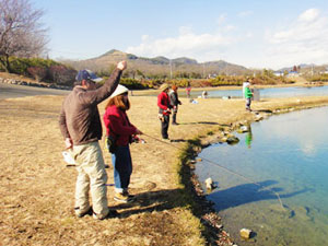 管理釣り場での釣り方