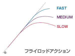 フライロッドのアクション